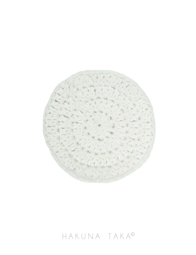 Disque démaquillant lavable coton bio - Boutique zero dechet