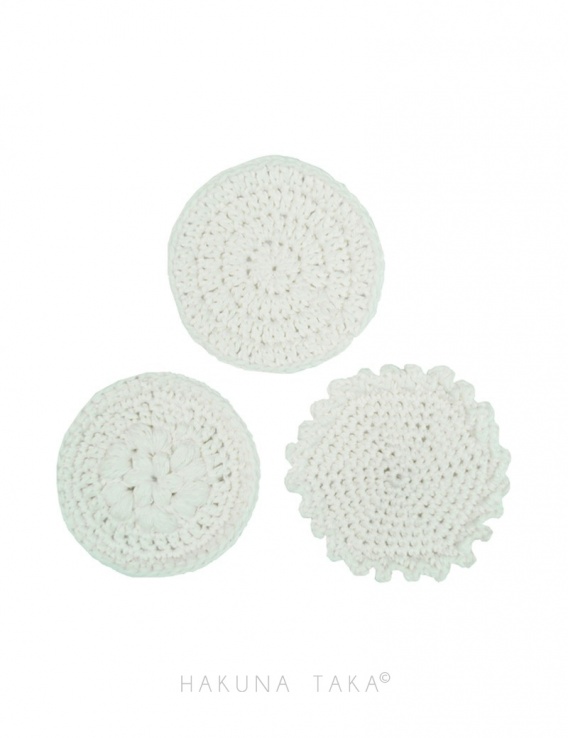 Cotons lavables BIO - Lot de 3