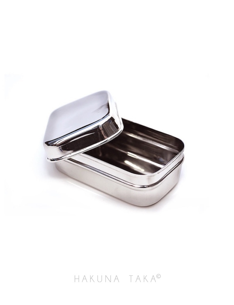 Boite inox rectangle - Petite