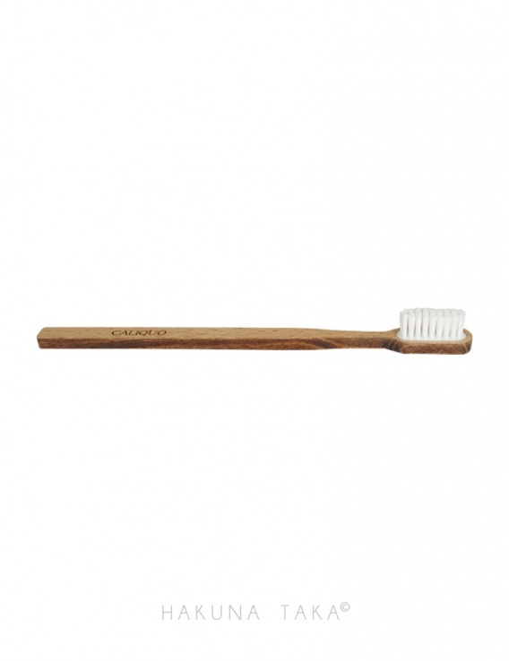 Brosse à dents en bois de hêtre rechargeable Caliquo
