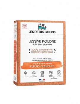 Lessive en poudre Les Petits Bidons - Fleurs blanches