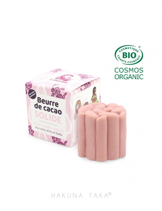 Beurre de cacao solide rose Lamazuna