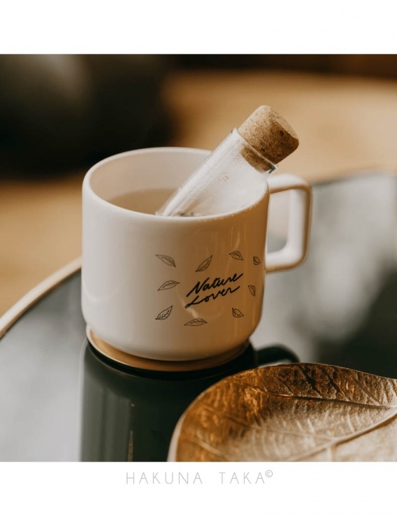 Infuseur à thé en verre et liège