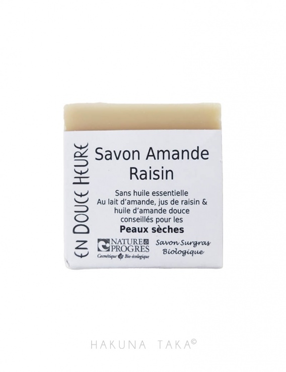 Savon saponifié à froid Amande Raisin