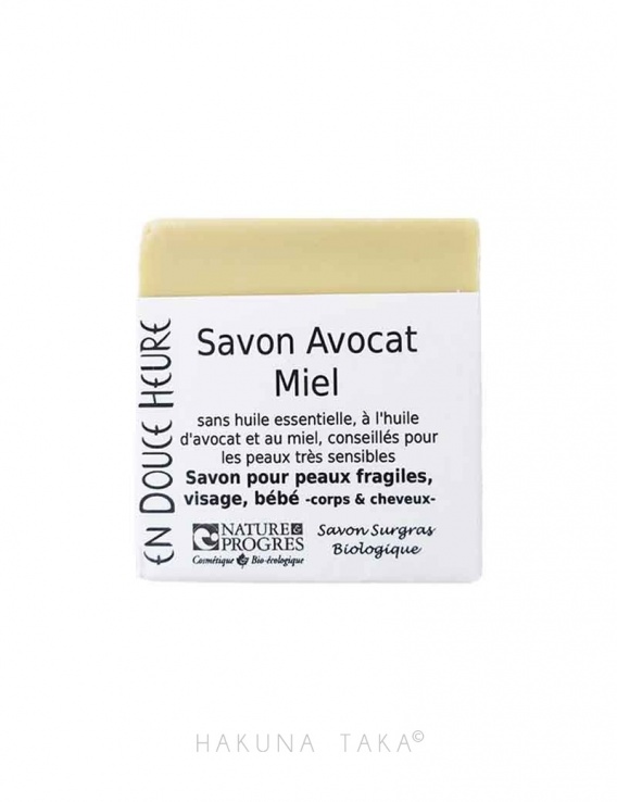 Savon saponifié à froid Avocat Miel