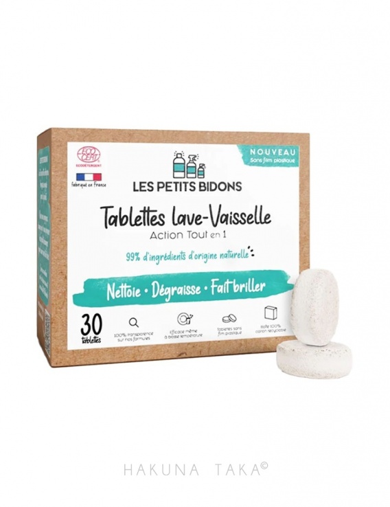 Tablettes lave vaisselle Les Petits Bidons