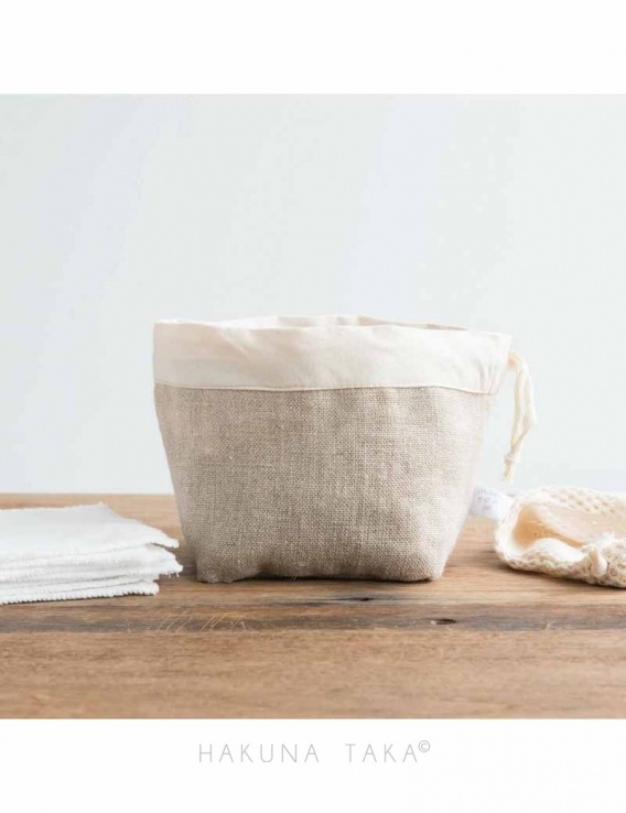 Panier de rangement pour lingettes lavables bébé