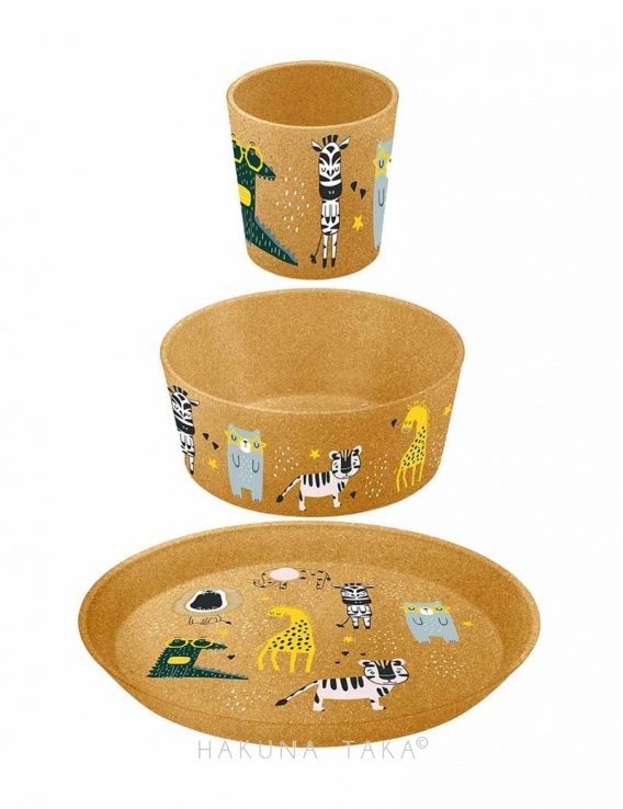Set Vaisselle Enfant Tortue Fun House | 4 Pièces (2 Assiettes, Gobelet, Couverts) Pour Repas Ludique