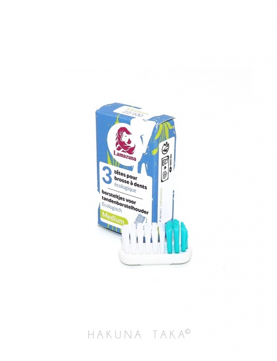 Têtes brosse à dents rechargeable écologique Lamazuna