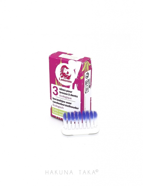 Têtes brosse à dents rechargeable écologique Lamazuna