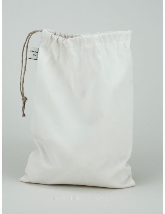 Sac à vrac en coton biologique pour céréales - 20x28 - ON RANGE TOUT