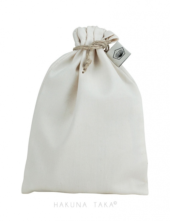 Sac à Vrac en Coton Bio – Gris Perlé - Graine de Malice