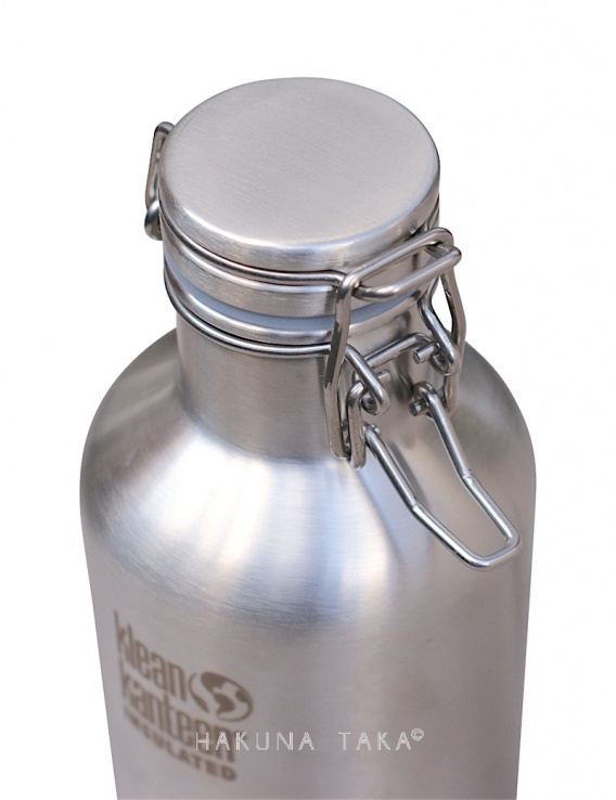 Growler isotherme 1L inox brossé