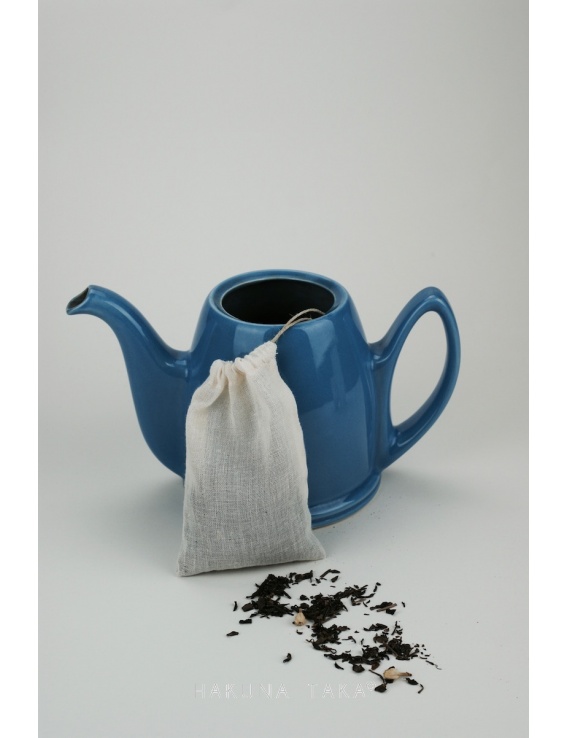 Sachet de thé lavable coton bio - Format théière