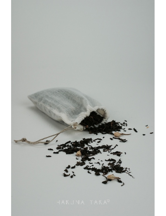 Sachet de thé lavable coton bio - Format théière