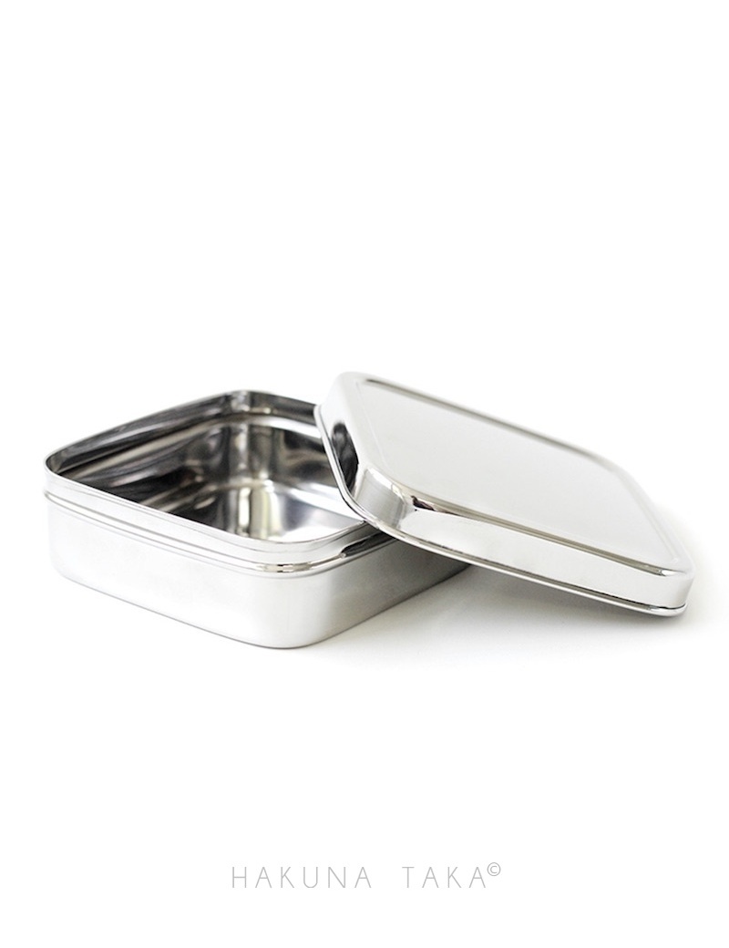 Boîtes de conservation en inox rectangulaires Box Inox Lunch