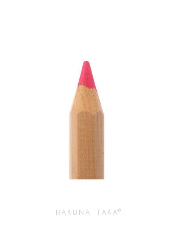 Crayon fluo en bois - Rose