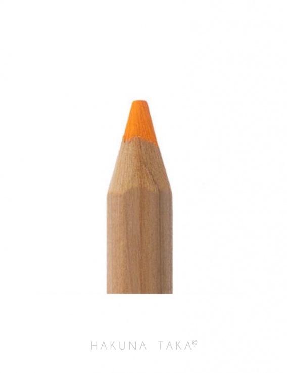 Surligneur fluo en bois - Orange