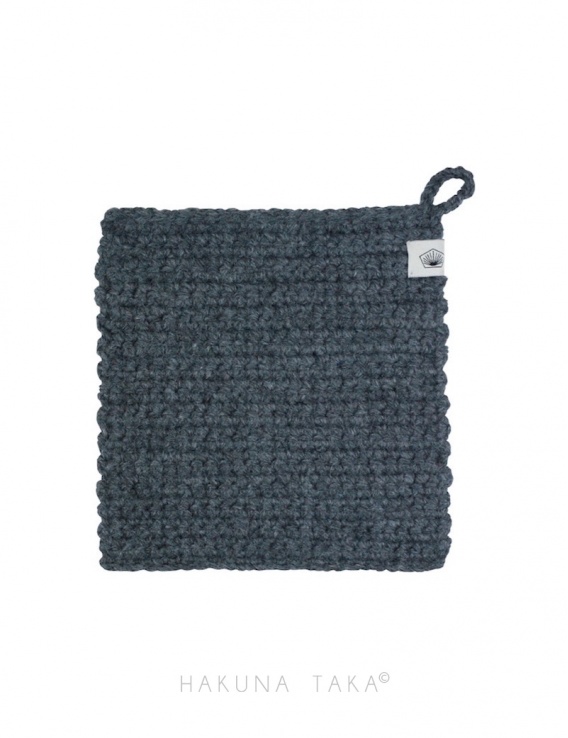 Lavette 16x16 cm - Gris foncé