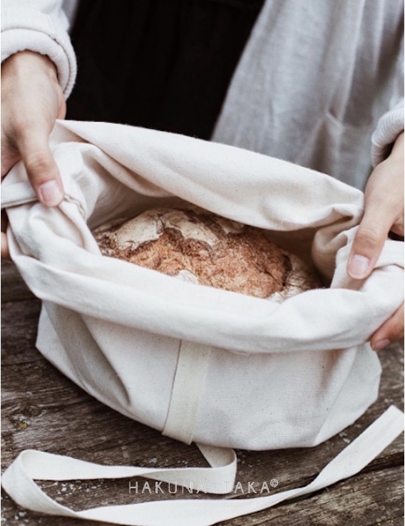 Sac à pain en coton