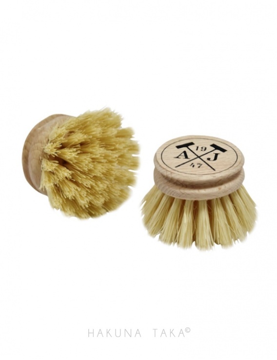 Kit duo brosse à vaisselle en bois zéro déchet – La Fabrique 31