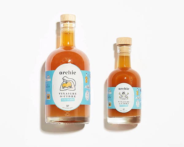 Vinaigre de cidre bio avec mère de vinaigre (non filtré, non pasteurisé)