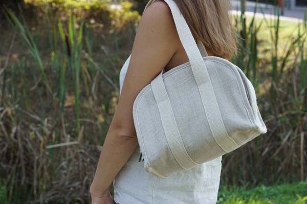 Sac repas isotherme individuel, en laine, 100% naturel et origine